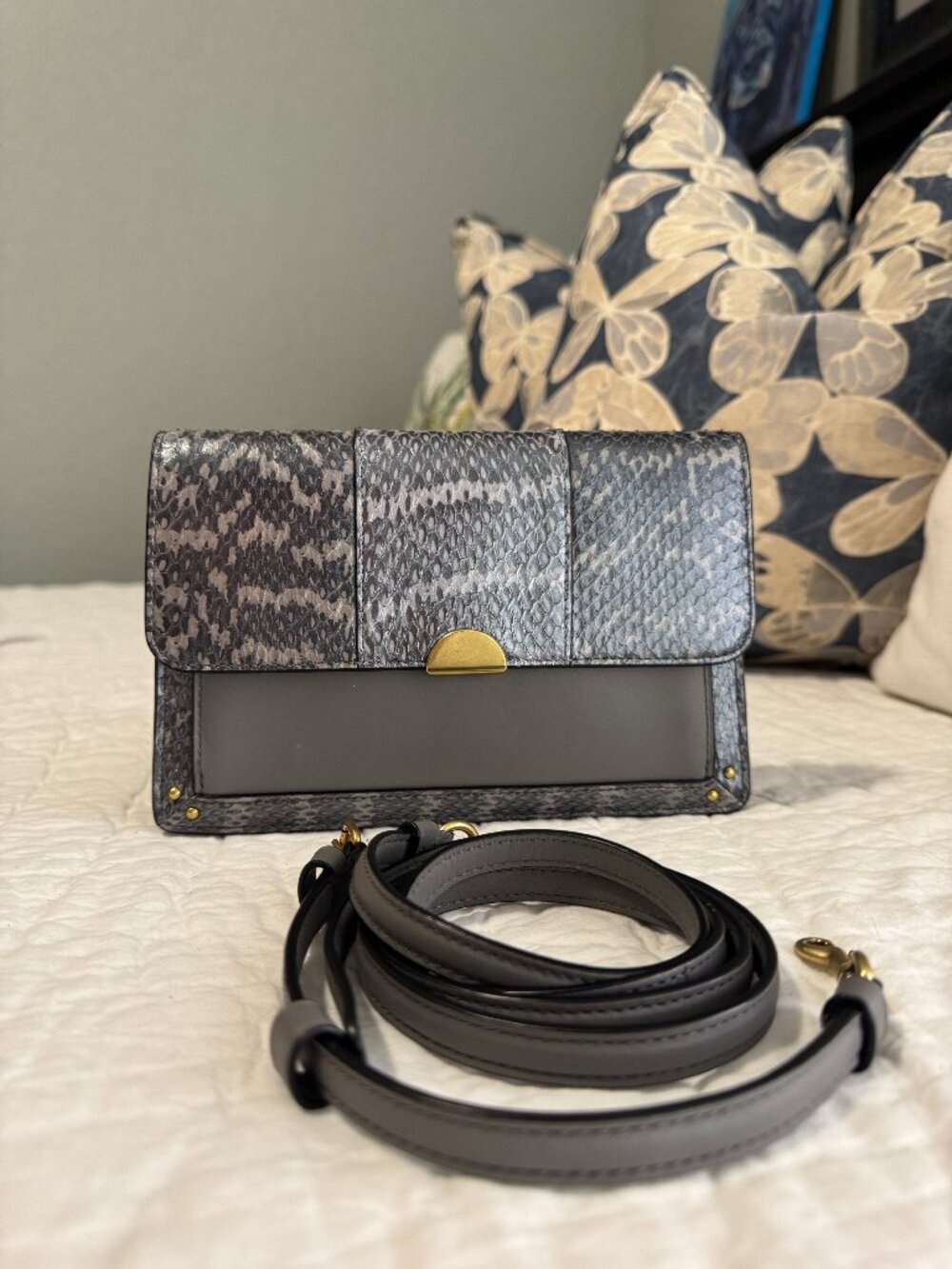 Coach Dreamer Crossbody with Snakeskin